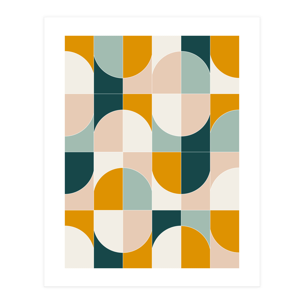 Bold Geo Tiles 01 (Print Only)