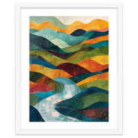 Abstract Rolling Hills Landscape