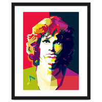 Jim Morrison Legendary Rock Pop Art WPAP