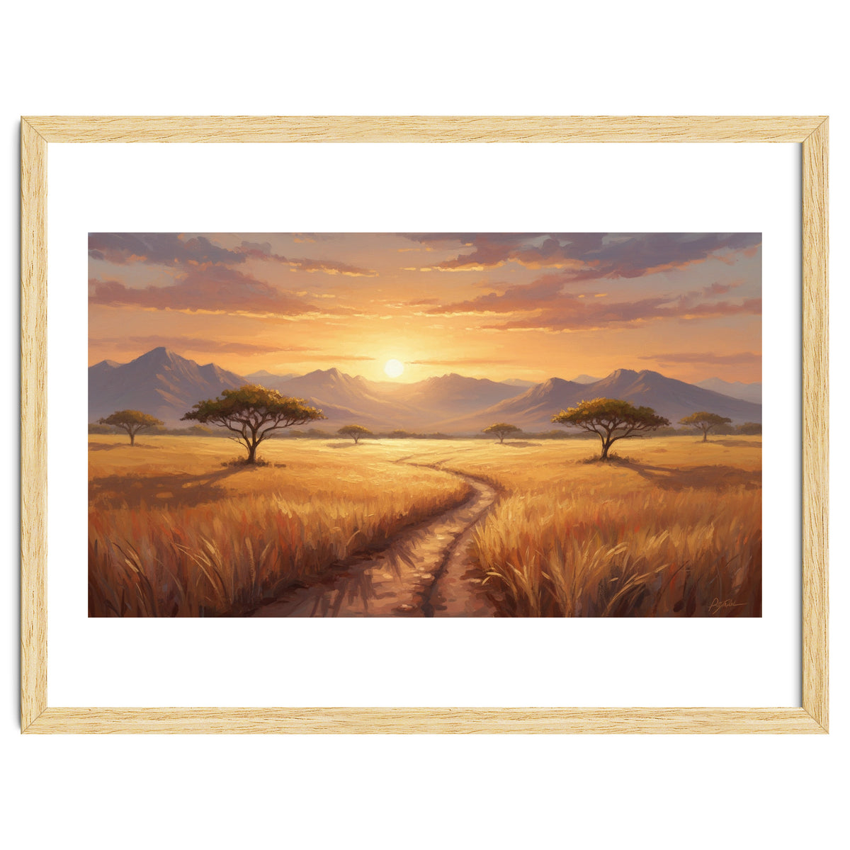 Golden Peak Sunset