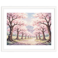 Sakura Path: Serene Cherry Blossom Avenue