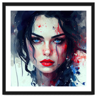 Watercolor Modern Snow White