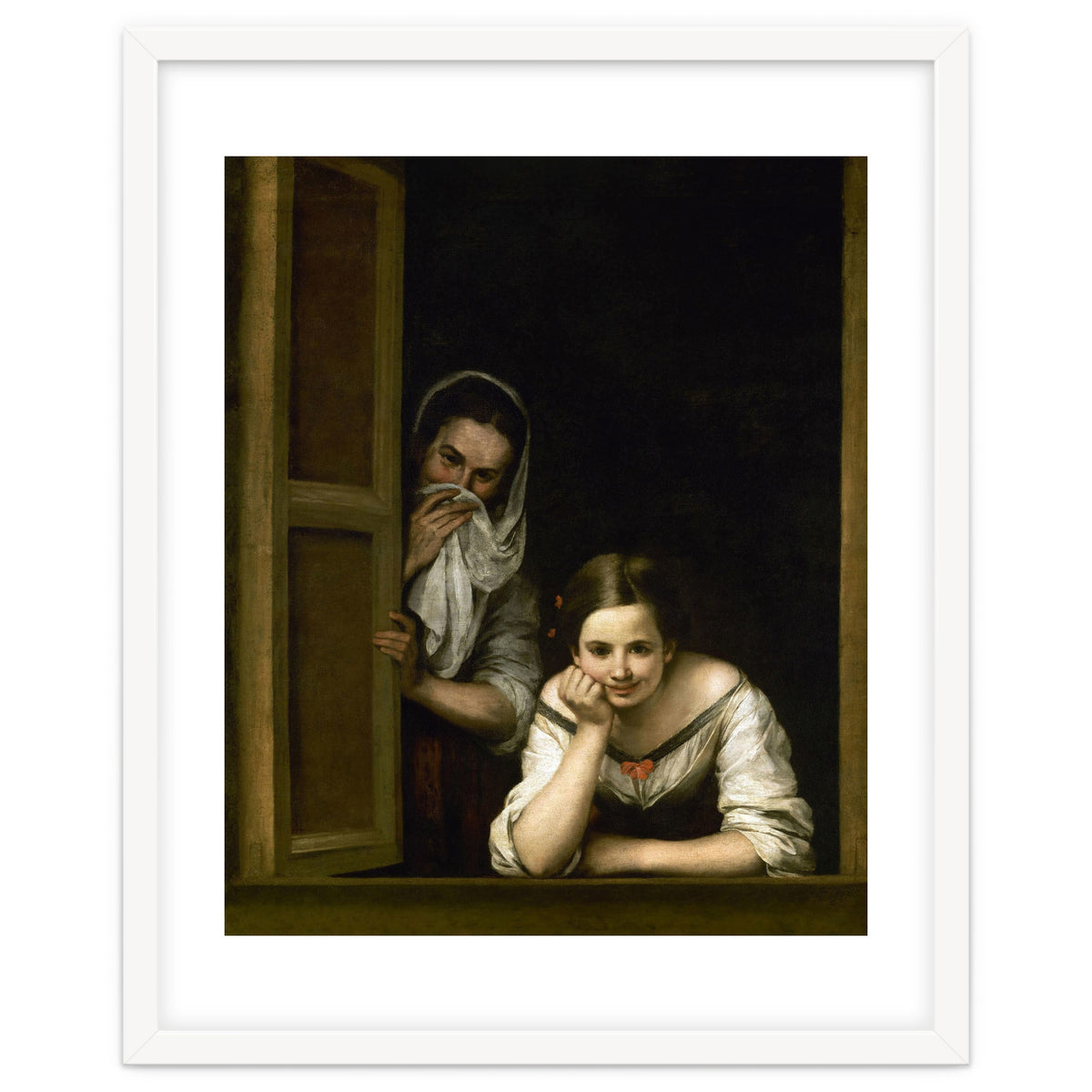 Bartolome Esteban Murillo:Two Women at a Window, c.1655/1660. National Gallery of Art Washington DC.