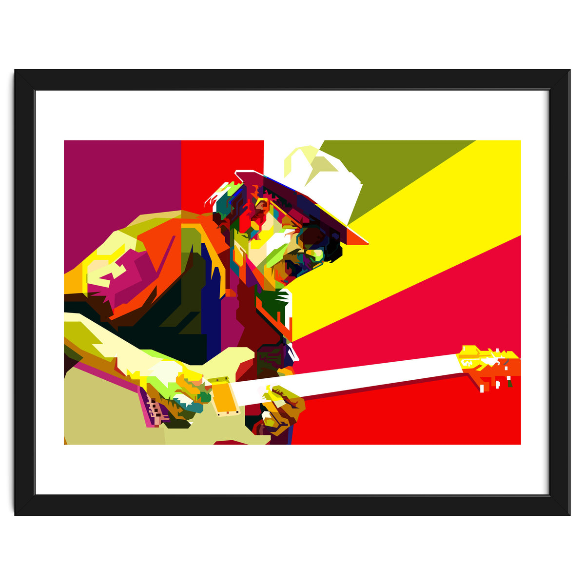 Carlos Santana Latin Guitarist Pop Art Wpap