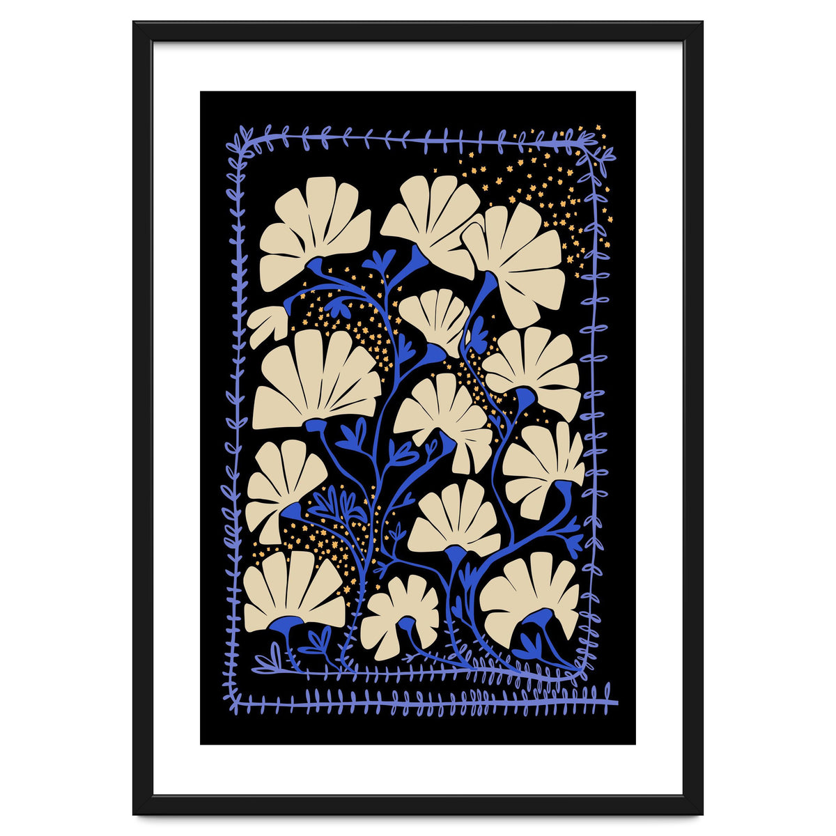 Klimts blooming  black