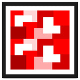 Red Abstract Square Tiles thumbnail
