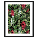 Banano Leaves Dark Jungle Red thumbnail