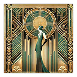 Opulent Elegance A Tribute To Art Deco (Print Only) thumbnail