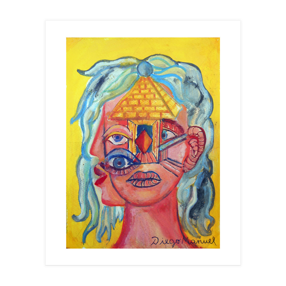 Cabeza De Mujer 12 (Print Only)