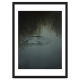 Moody Rain Puddle Ripples Oil Painting thumbnail