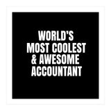 World's most coolest and awesome accountant (Print Only) thumbnail