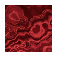 Red Agate Texture 03  (Print Only)