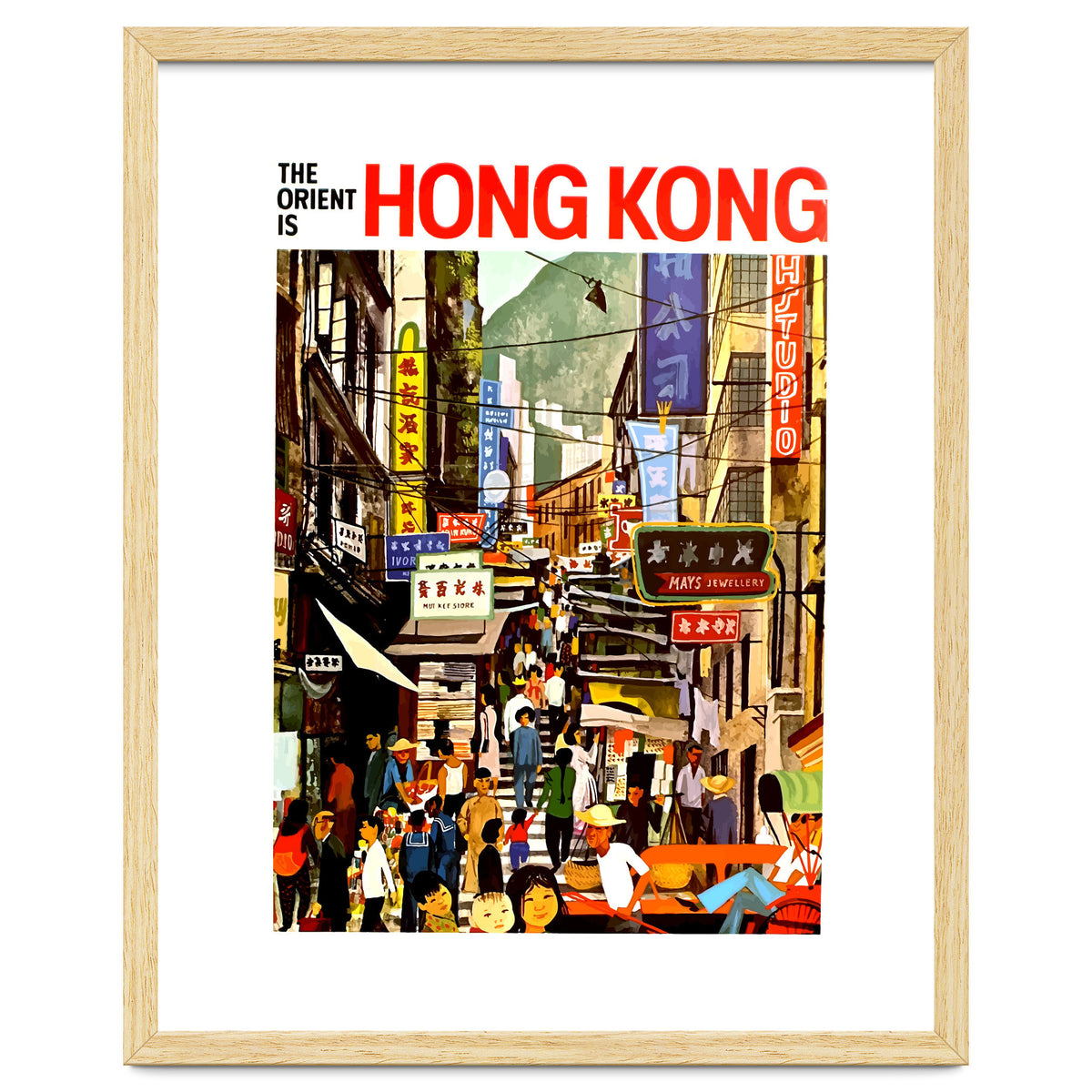 Hong Kong, in People Crowd