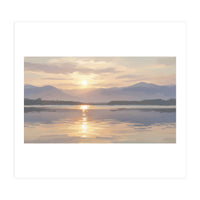 Golden Horizon at Dusk (Print Only)