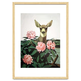 Japan, Doe in Blossom Bush thumbnail