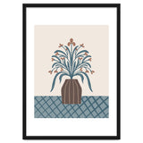 Earthy Modern Vase with Florals thumbnail