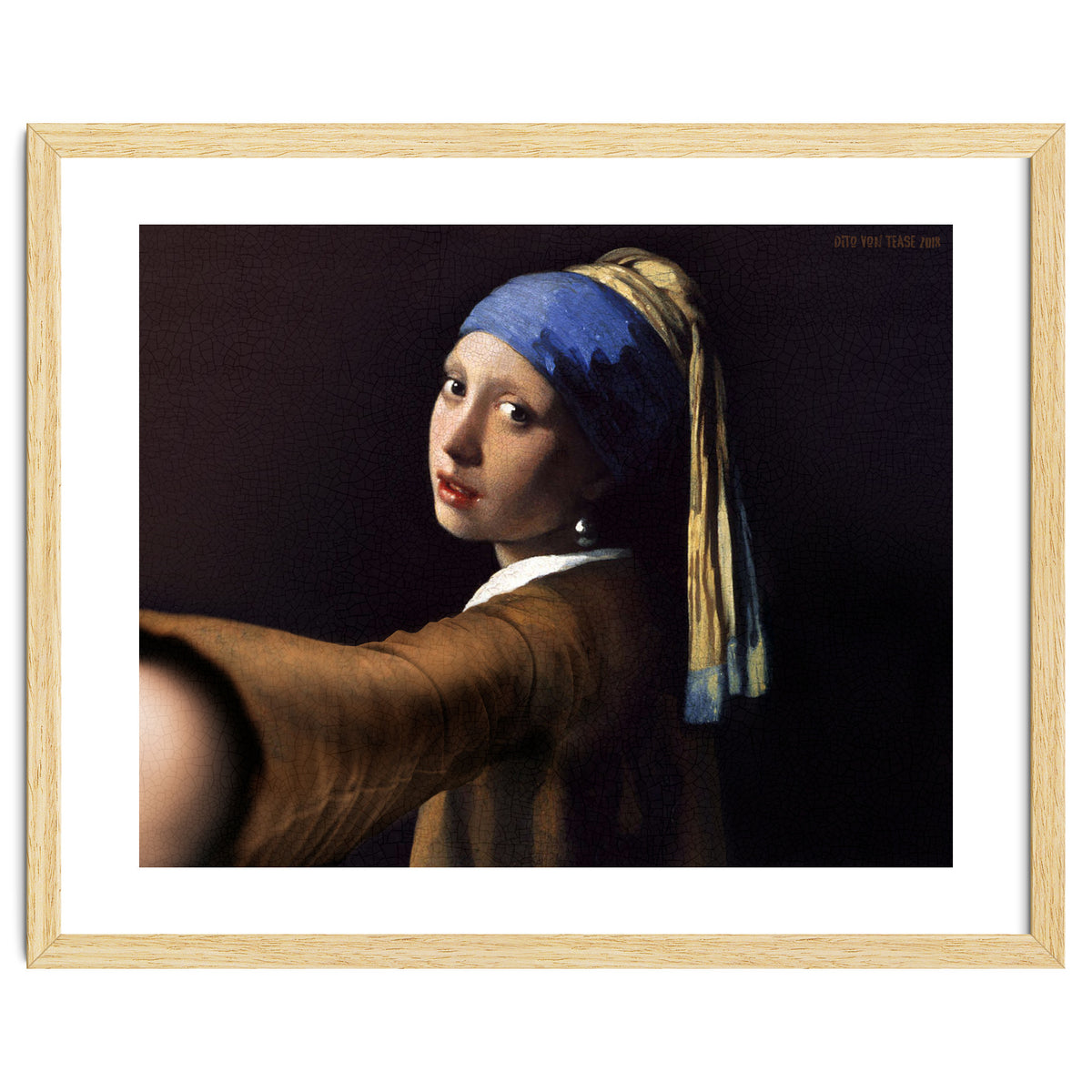 Girl With A Pearl Earring - Vermeer - Selfie
