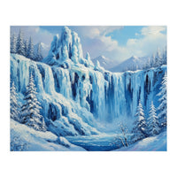 Frozen Cascades of Winter (Print Only)