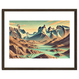 Vintage Chile, Torres Del Paine Poster thumbnail
