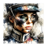 Watercolor Napoleonic Soldier Woman #5 (Print Only) thumbnail