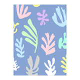 Matisse Colorful Leaves Blue (Print Only) thumbnail