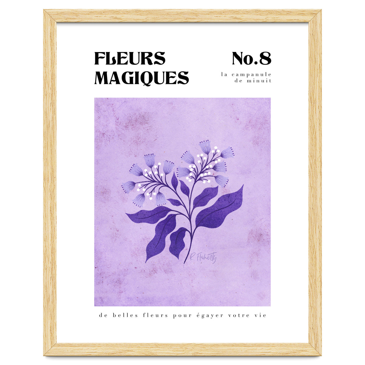 Magical Flowers No.8 Midnight Bellflowers
