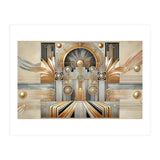 Art Deco Gold Architecture (Print Only) thumbnail