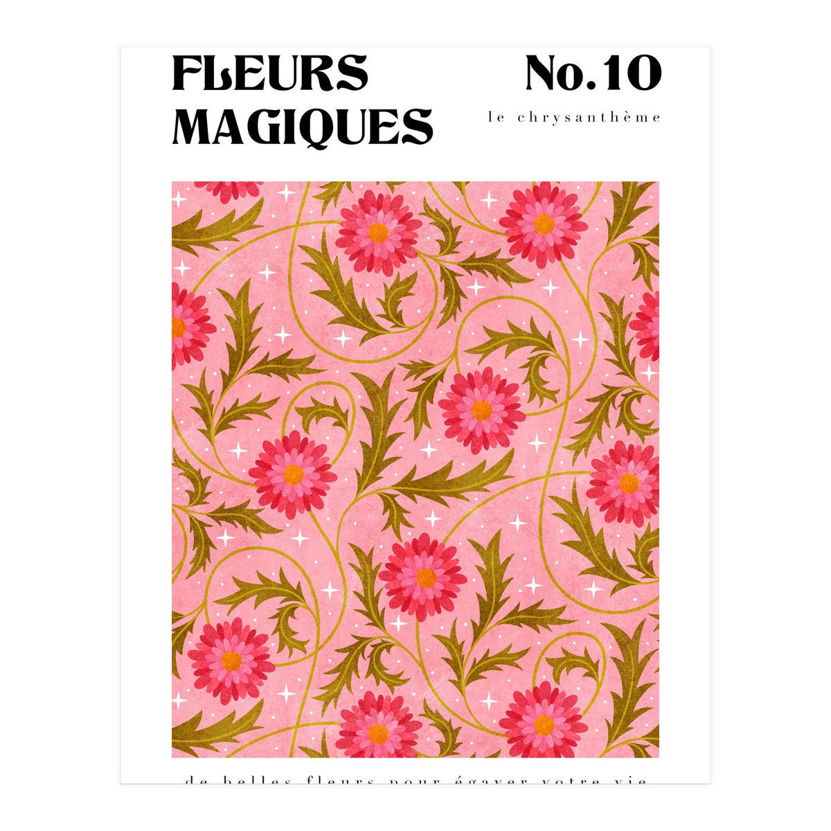 Magical Flowers No.10 Chrysanthemums (Print Only)