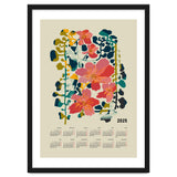 Calendar 2025 colorful orchid thumbnail