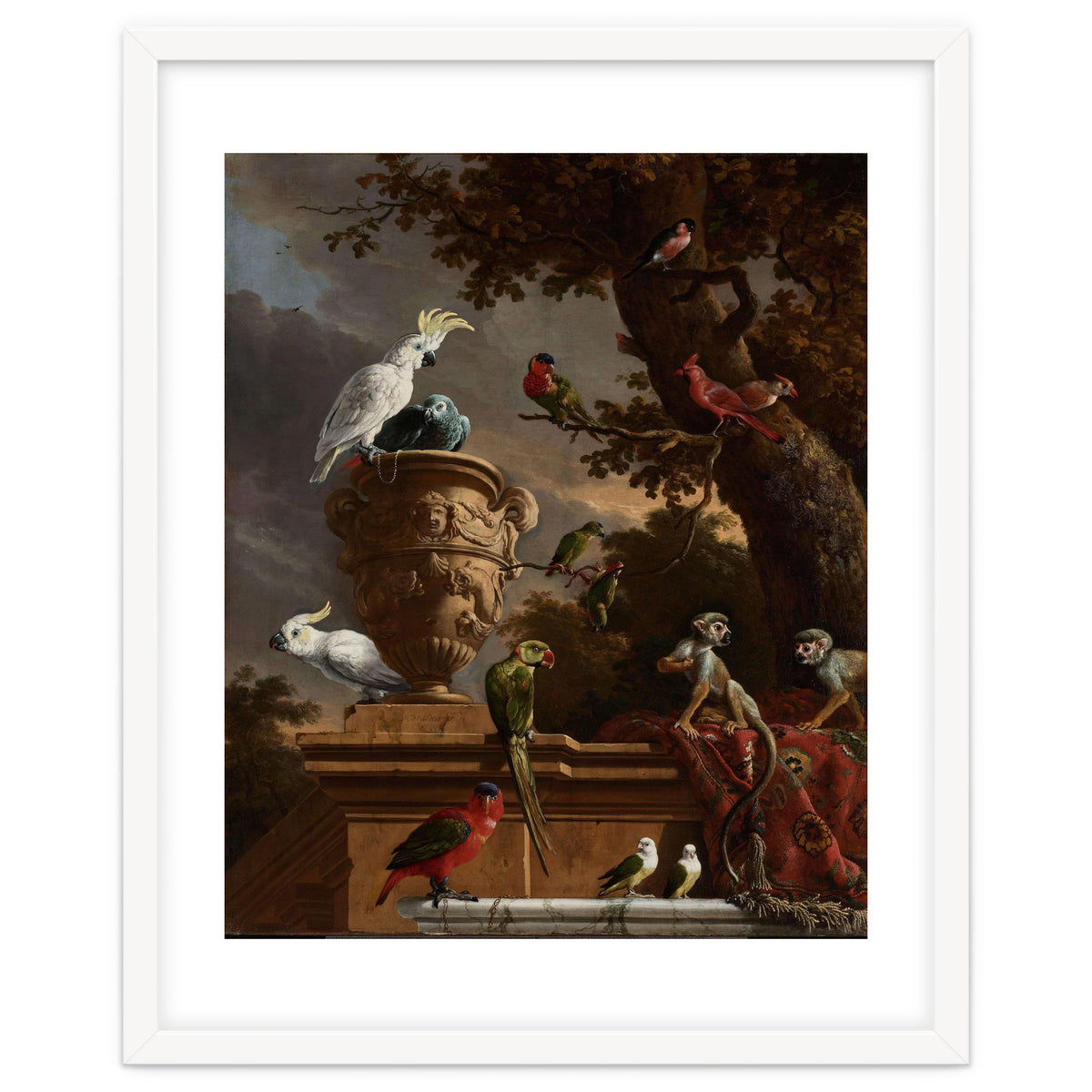 The Menagerie. The Managerie. Dating: c. 1690. Measurements: h 135 cm × w 116.5 cm.