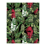 Banano Leaves Dark Jungle Red (Print Only) thumbnail
