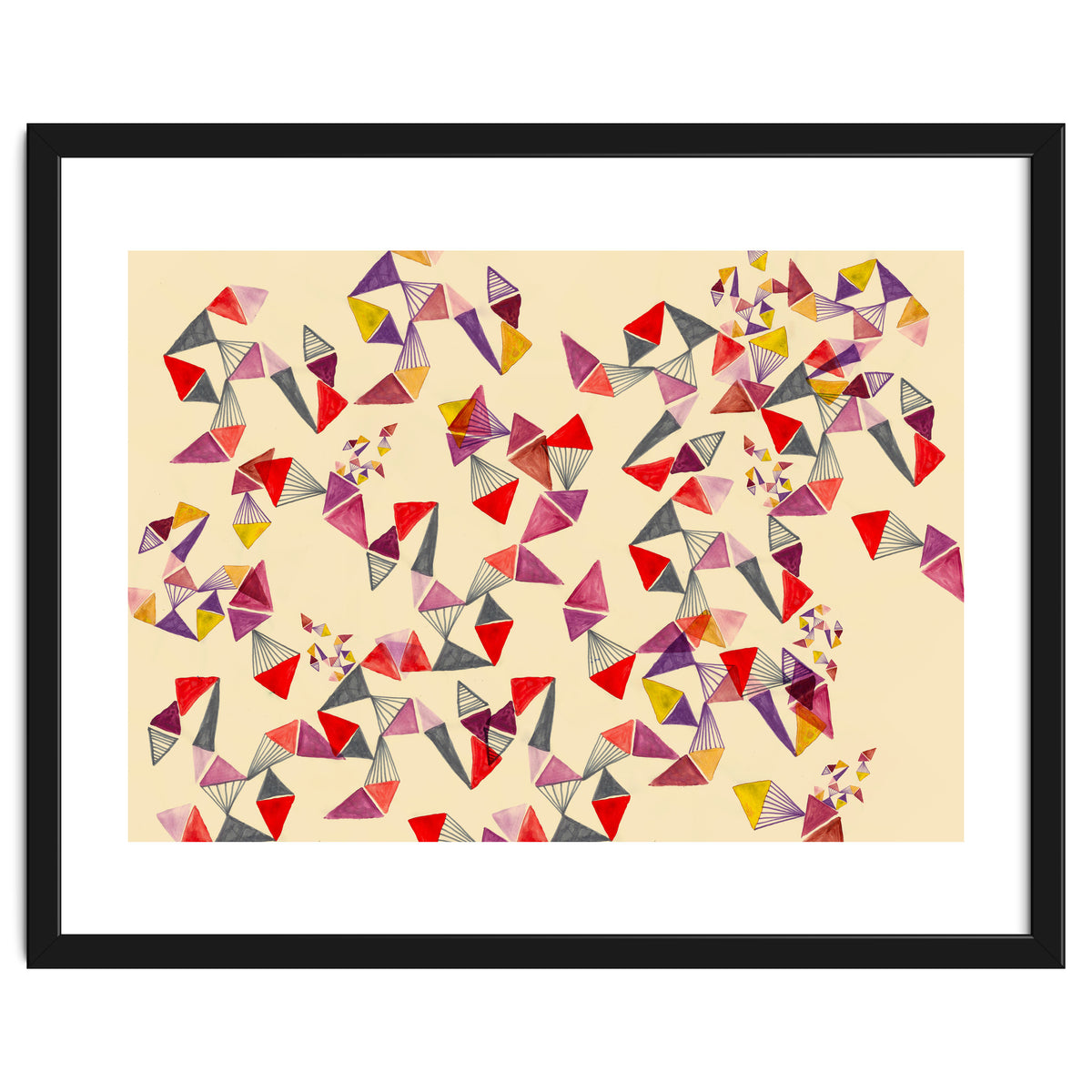 Watercolour Geometric Shapes