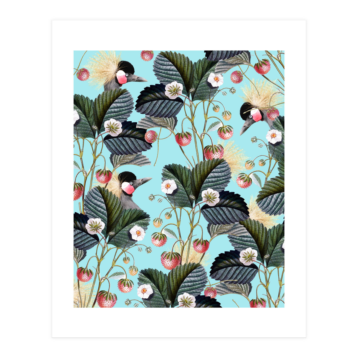 Strawberry Brush Hide Out (Print Only)