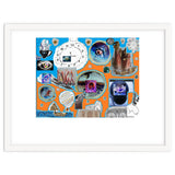 Abstract Collage 3 D Material Design Original thumbnail