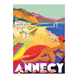 Beach at Annecy Lake, France (Print Only) thumbnail