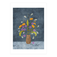 Moody Floral Vase (Print Only)