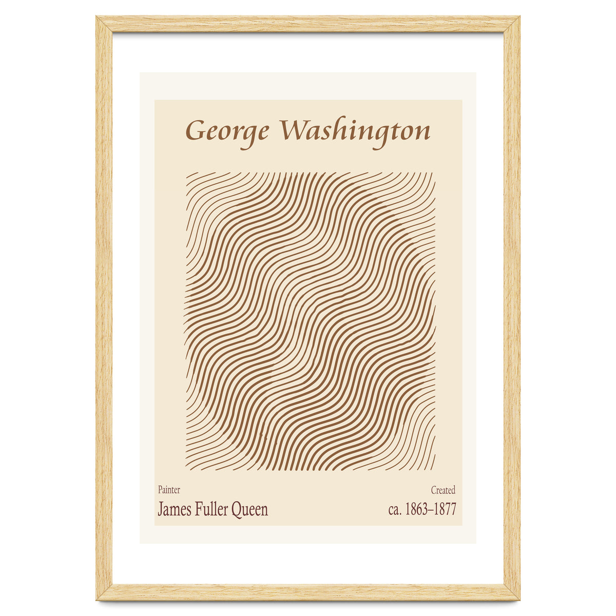 George Washington (1863 1877) – James Fuller Queen (american, 1820 1886)