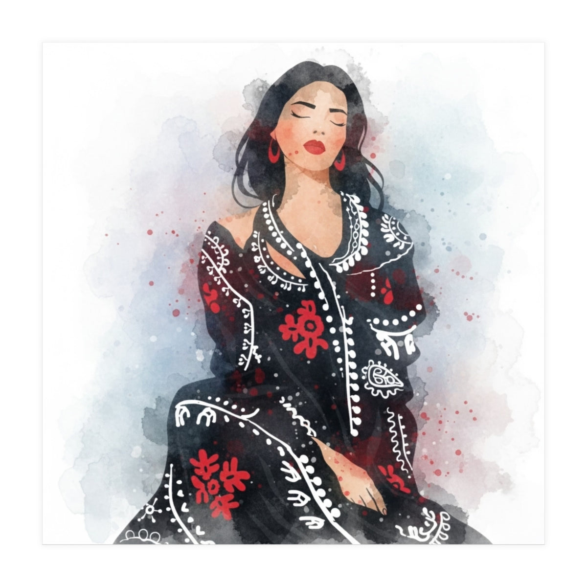 Boho Woman Kurdish (Print Only)