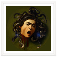 Caravaggio – Medusa | Baroque Mythological Painting Head of Medusa