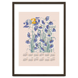 calendar 2025 pastel flowers thumbnail