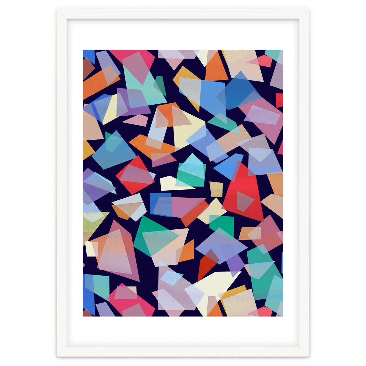 Geometric Squares Collage