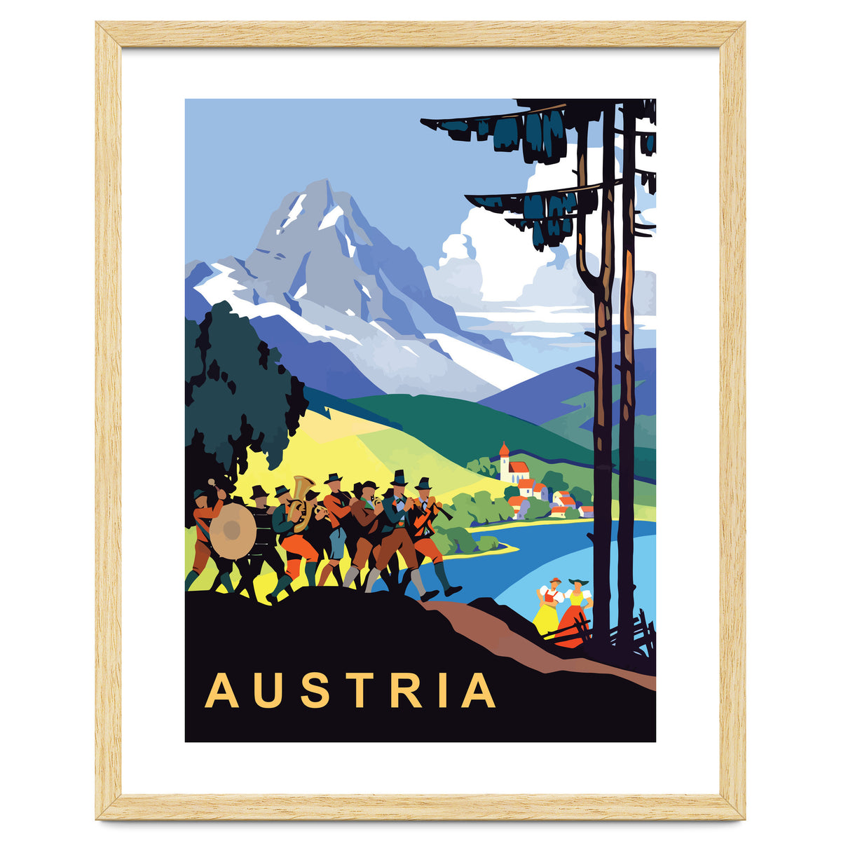 Austria, Music Orchestra on Picnic