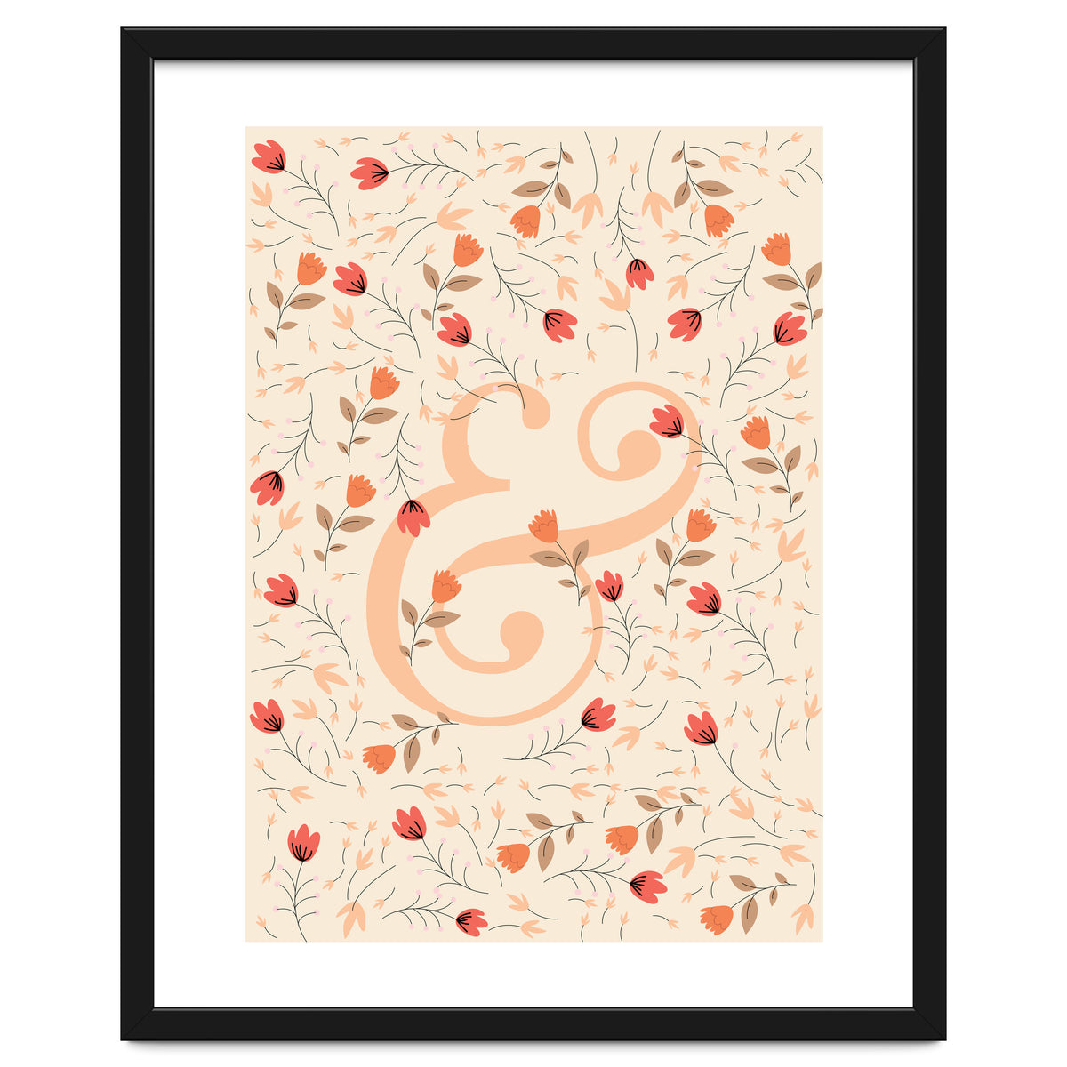 Floral Ampersand