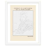 Portrait of Count Honoré de La Riboisière – Antoine-Jean Gros (ascii art) thumbnail