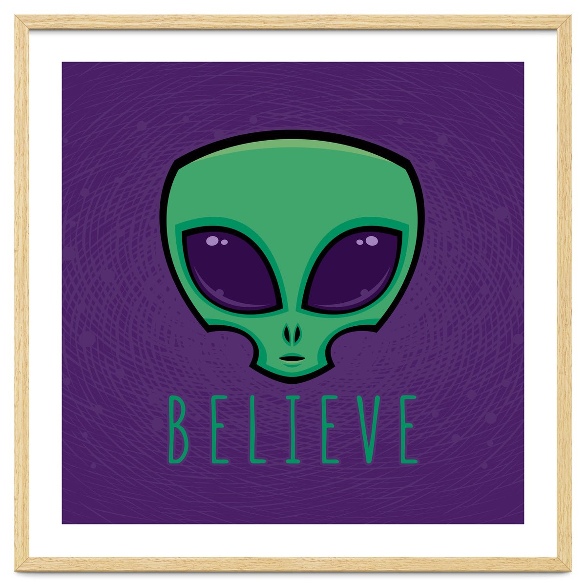 Believe Alien Head