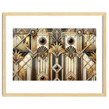 Art Deco Gold Geometric Pattern thumbnail