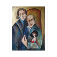Father&son Oil.61x45.cm. (Print Only)