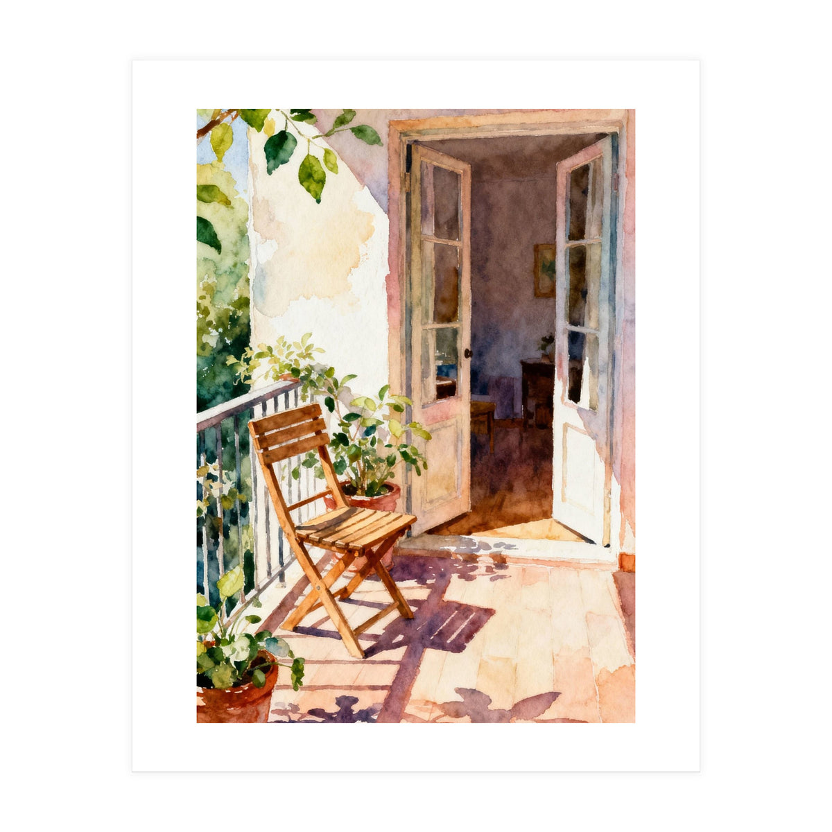 Matisse Inspired Enjoying (Print Only)