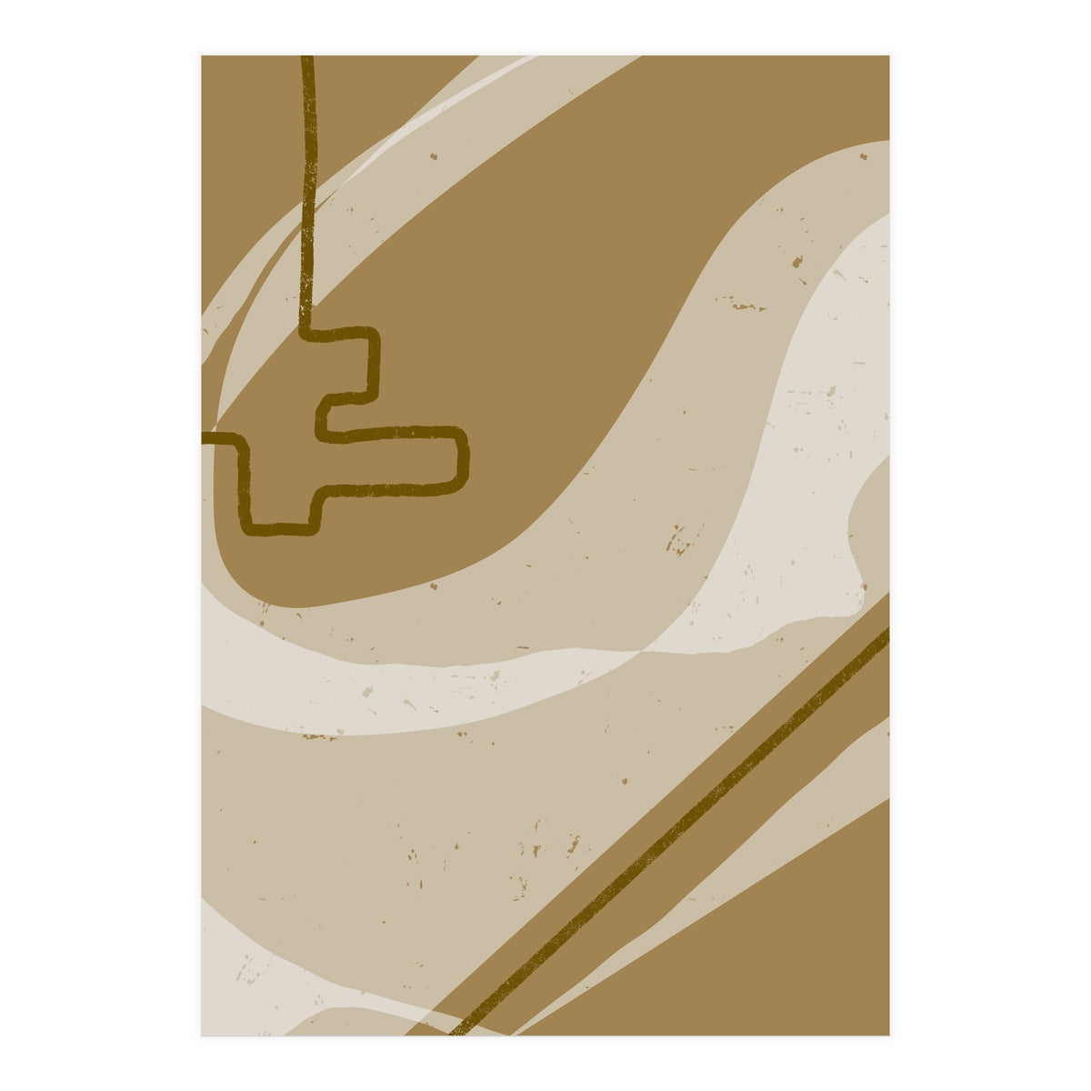 Harmony of Earth and Lines (Print Only)