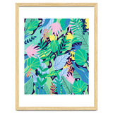 Wild Garden | Eclectic Contemporary Boho Jungle | Forest Meadow Botanical Nature Plants thumbnail